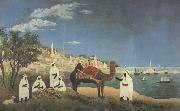 Henri Rousseau The Port of Algiers Sweden oil painting artist